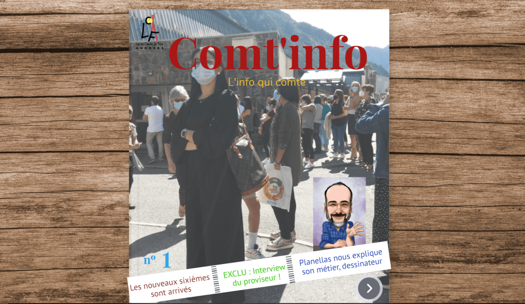 Comt&rsquo;info ! Journal scolaire réalisé par les élèves, pour les élèves ! #1
