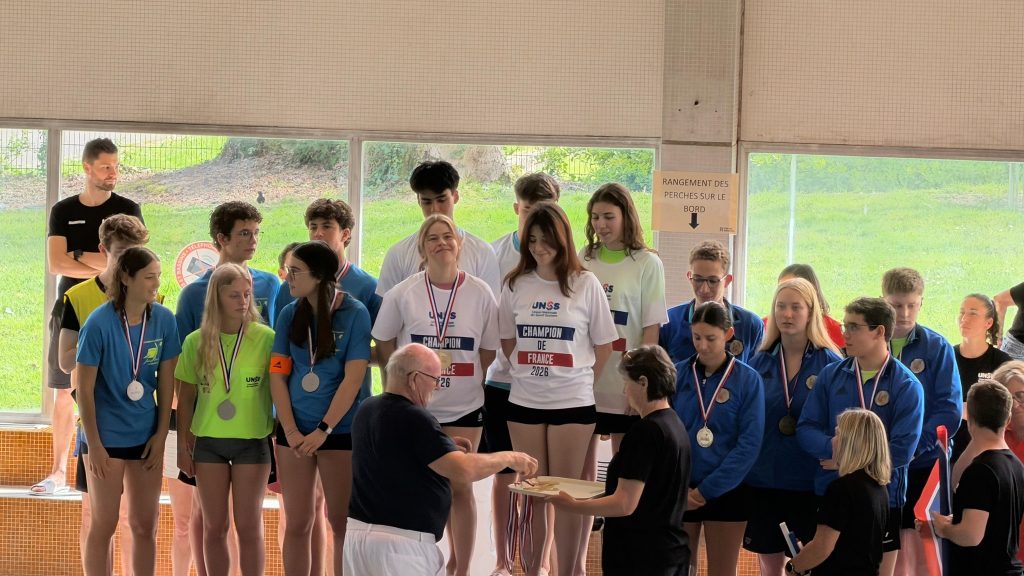 CHAMPION DE FRANCE UNSS de natation 2026 !!